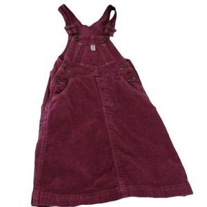 Gap Girl overall corduroy  Red dress‎ Skirt XS